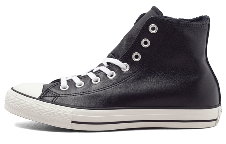 Converse Chuck Taylor All Star 'Black Leather Fur'