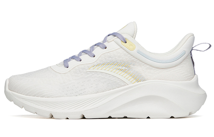 Anta Variety Training Collection Cushioning Abrasion Resistant Breathable Low Top Training Shoes Women's White Purple
