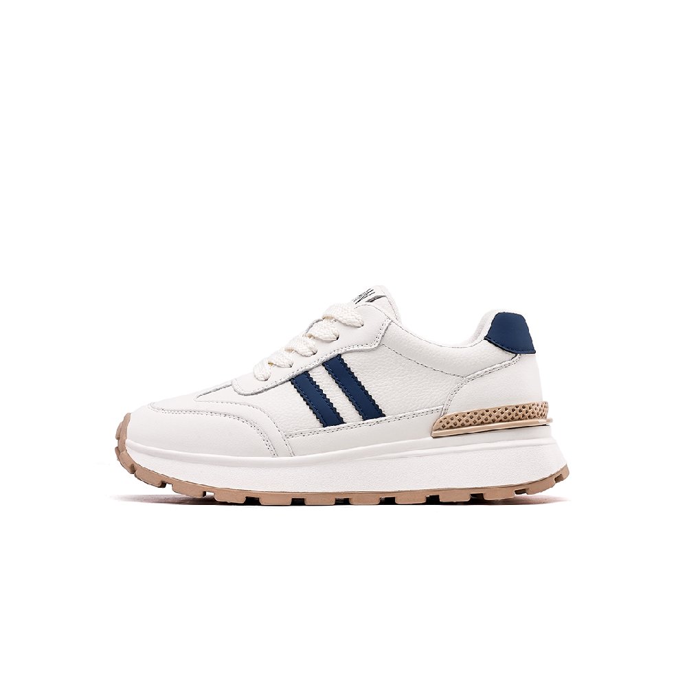 EBLAN Low Top Casual Shoes Women's Beige Blue