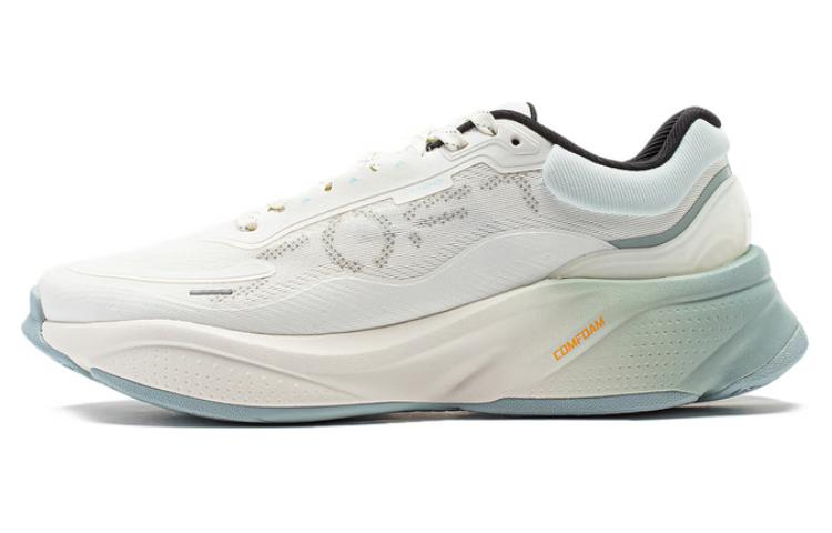 LiNing Soft Cushioning Abrasion Resistant Lightweight Low Top Casual Shoes Men's White Blue