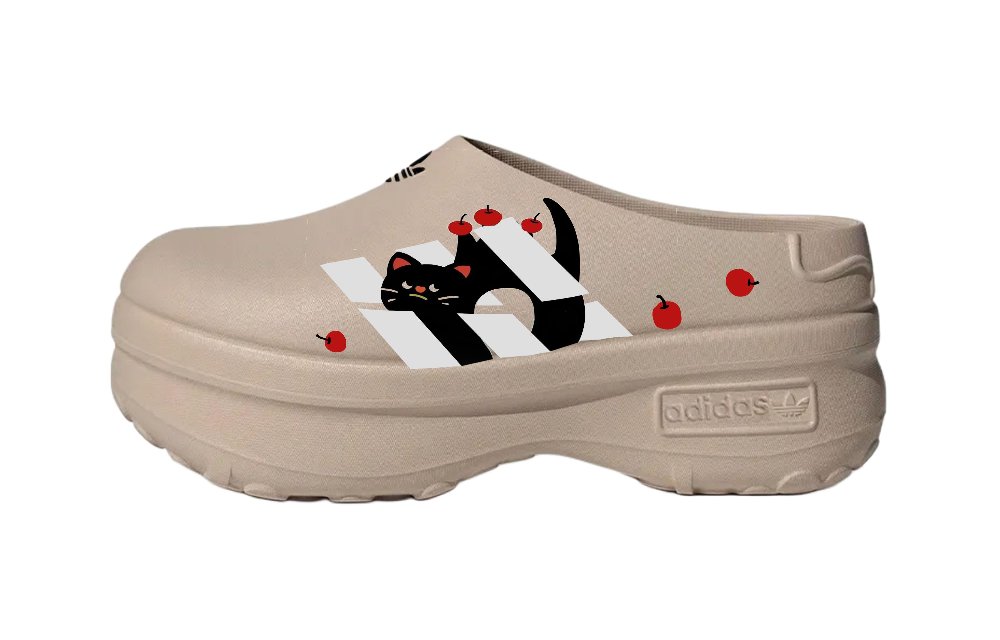 Adidas Originals AdiFOM Stan Smith Mule Abrasion Resistant Closed Toe Slippers Women's Brown