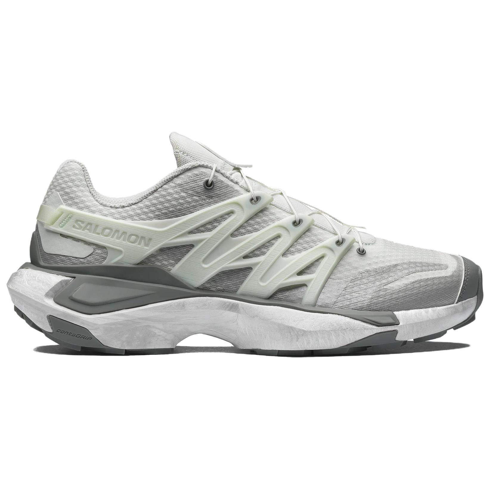 SALOMON XT PU.RE ADVANCED Slip Resistant And Breathable Running Shoes Men's Silver Gray