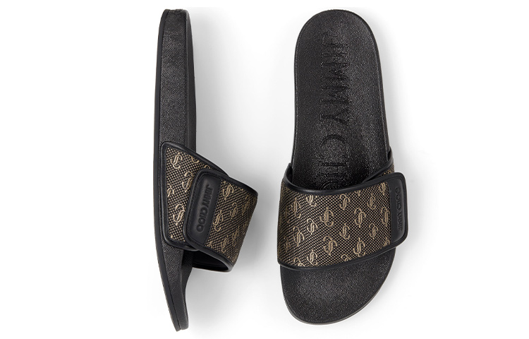 Jimmy Choo Slide Slippers Men's Black