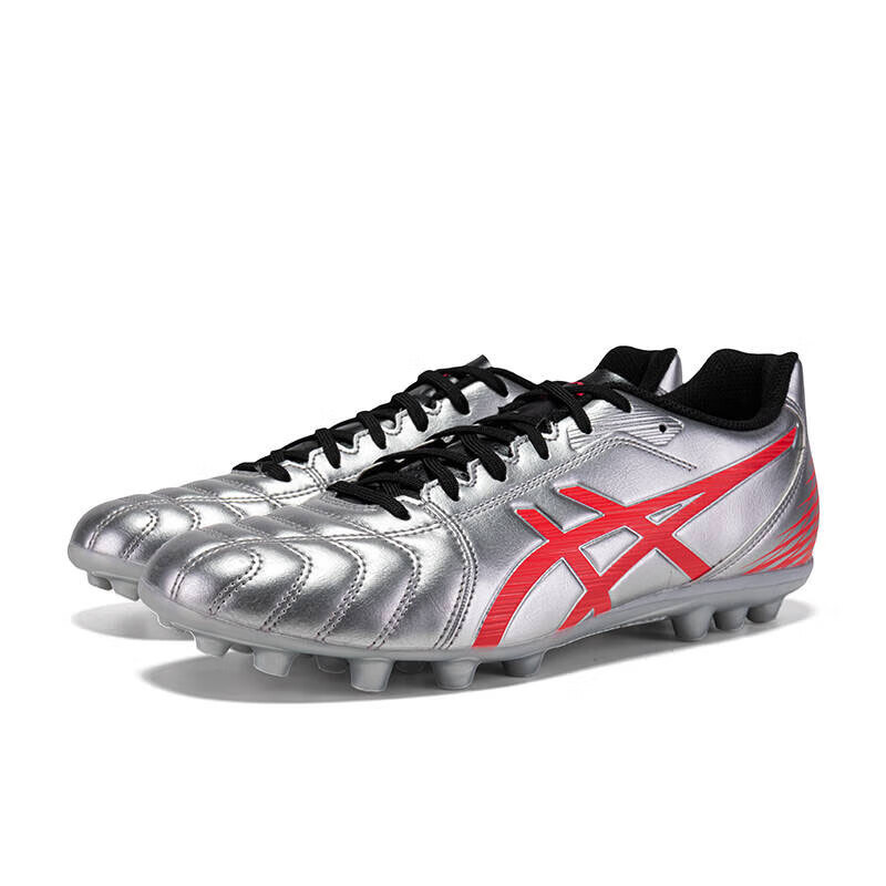 Asics Ds Light Club AG Rubber Short Studs Artificial Ground Coverage Soccer Shoes Men's Silver Red купить в интернет-магазине Yoocart с быстрой доставкой по России.