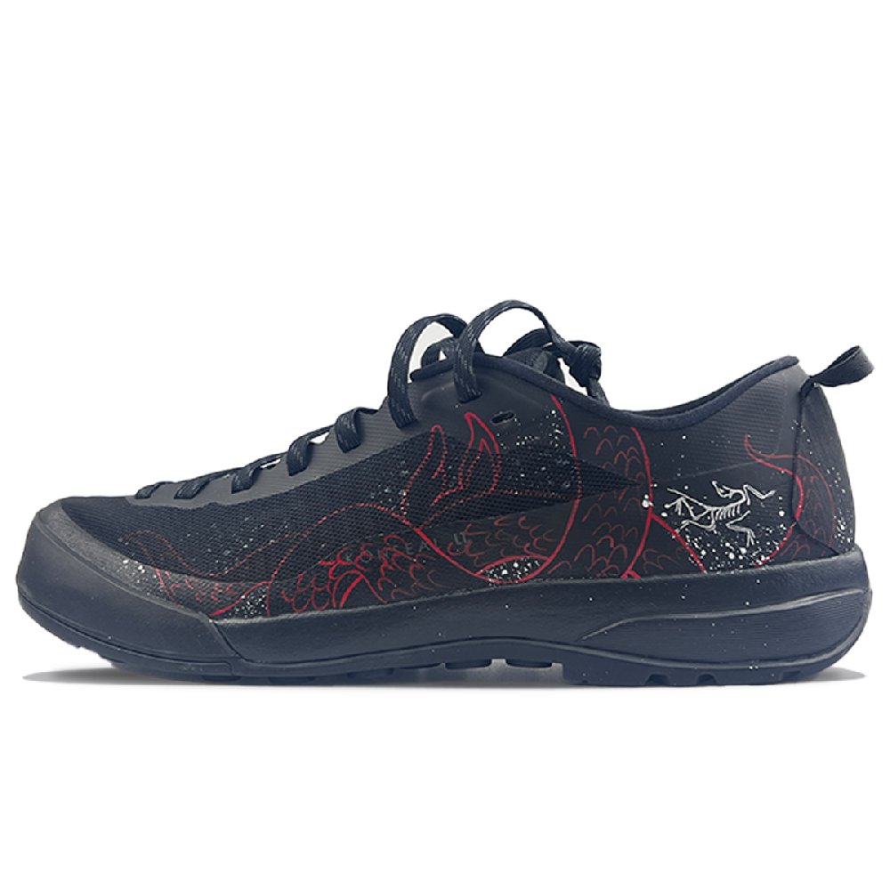 Arcteryx Konseal Lt Low Top Trail Running Shoes Unisex Black Red