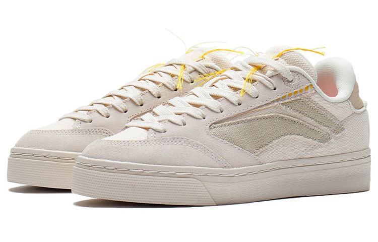 LiNing Wave 180 Low Anti-Slip Wear-Resistant Low-Top Skateboard Shoes Women's Swan White купить в интернет-магазине Yoocart с быстрой доставкой по России.