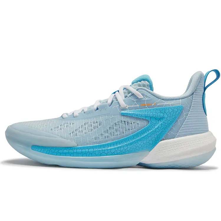 361° Anti Slip Wear Resistant Low Top Basketball Shoes Men's Glacier Blue