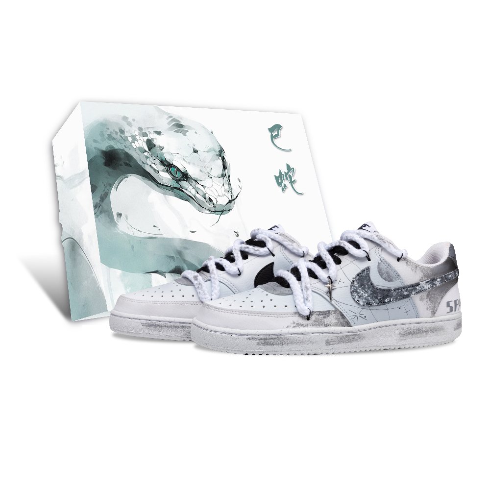 Nike Court Vision 1 Wear-resistant And Lightweight Low-Top Skateboard Shoes Men's Gray
