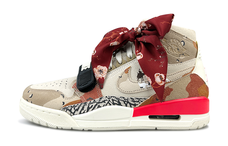 Jordan Legacy 312 Cushioned Slip-Resistant Lightweight High-Top Vintage Basketball Shoes Men's Desert Camouflage
