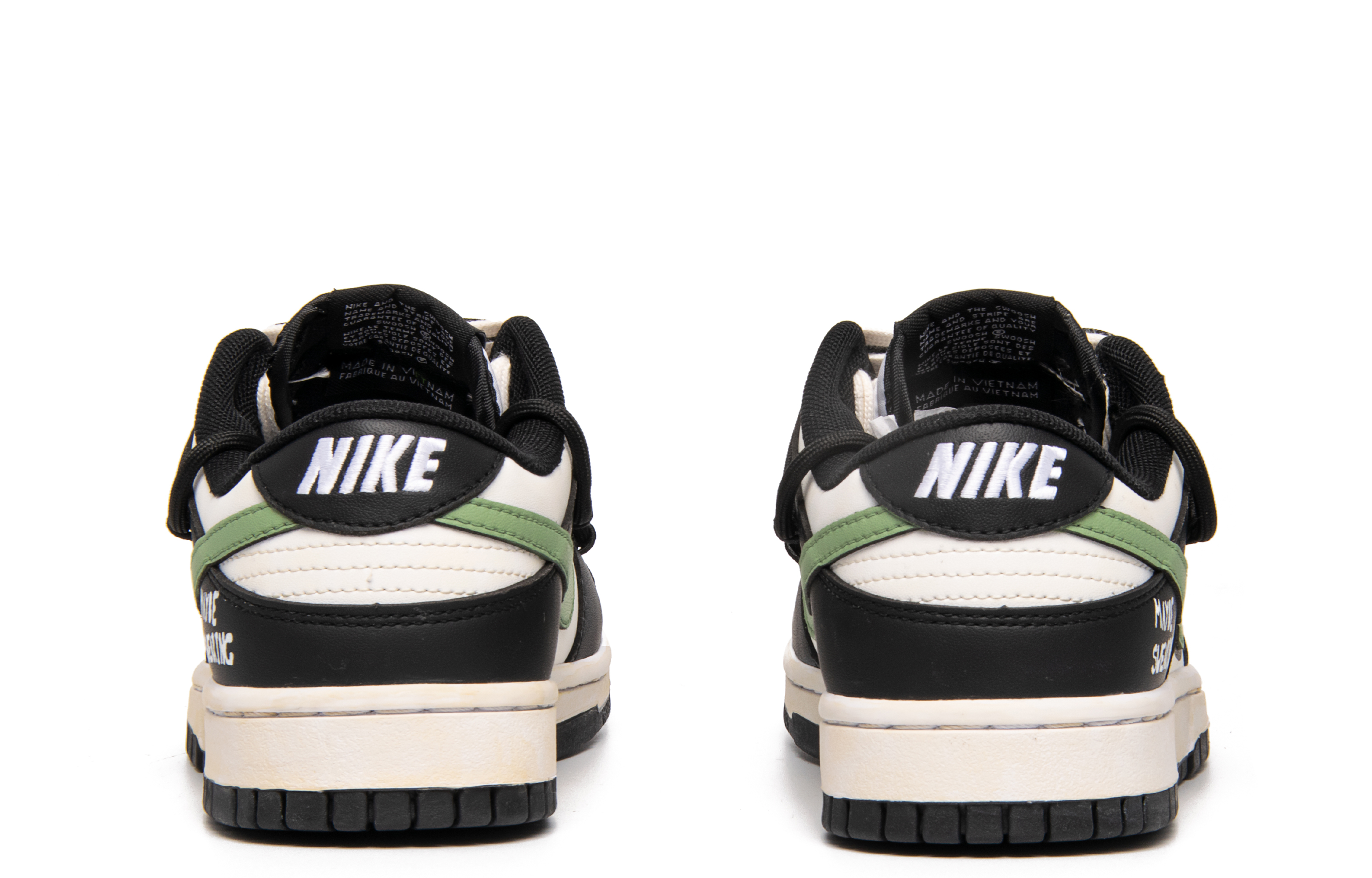 Nike Dunk Jungle Wonderland Anti-Slip Wear-Resistant Low-Top Skateboard Shoes Men's Black White Green купить в интернет-магазине Yoocart с быстрой доставкой по России.