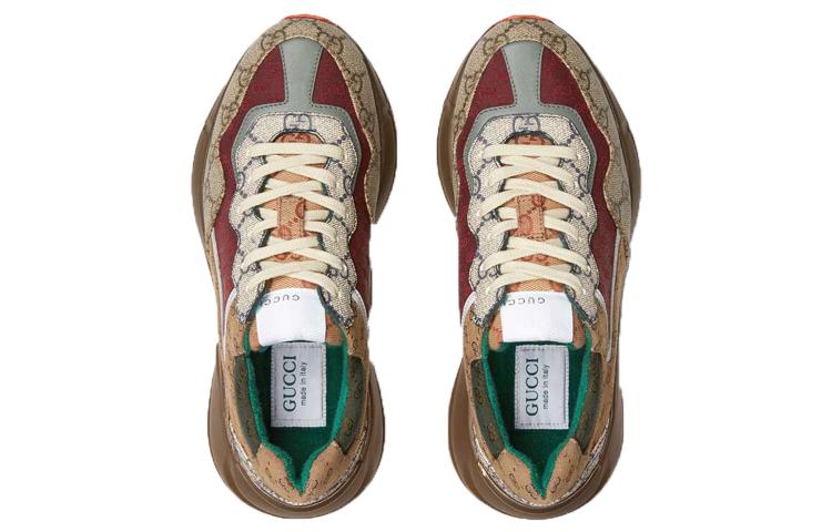GUCCI Women's Gg Rhyton 'Beige Brick Red' Women's купить в интернет-магазине Yoocart с быстрой доставкой по России.