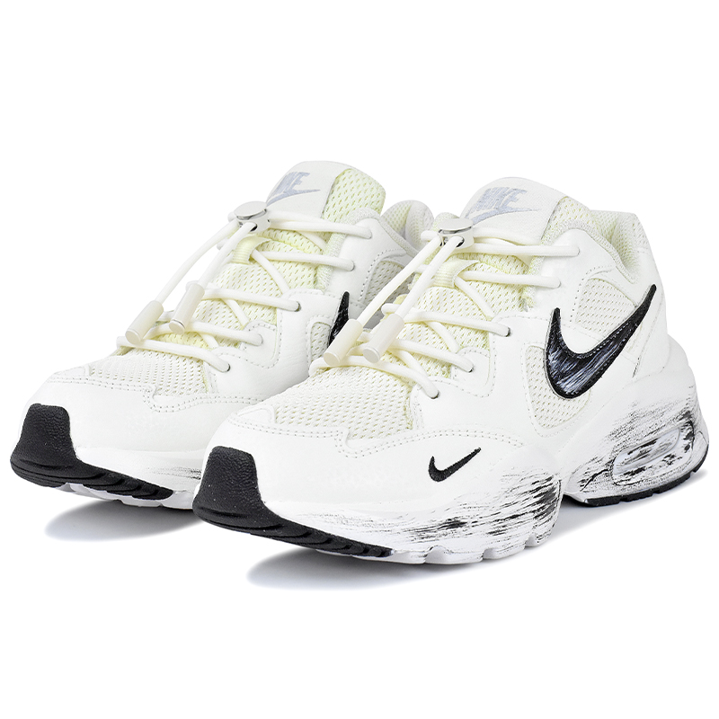 Nike Air Max Fusion Wear resistant And Lightweight Low top Running Shoes Men's Black White купить в интернет-магазине Yoocart с быстрой доставкой по России.