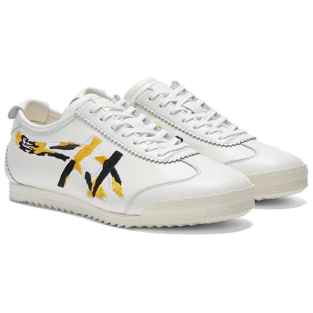 Onitsuka Tiger Mexico 66 Deluxe 'White Vibrant Yellow' Women's