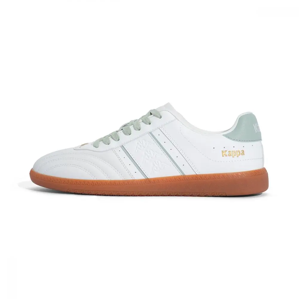 Kappa Low Top Skateboard Shoes Unisex White Green