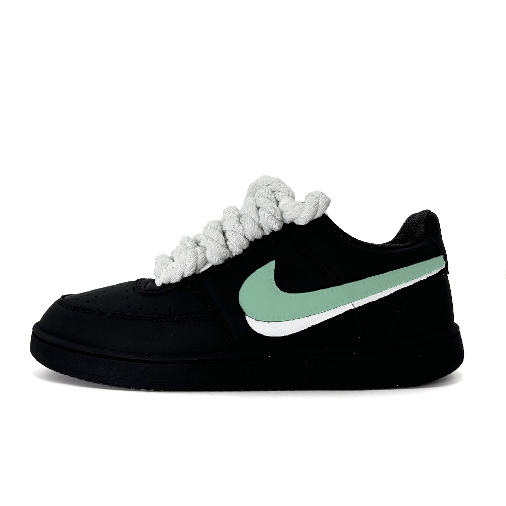 Nike Court Vision Low Skateboard Shoes Unisex Low-Top White
