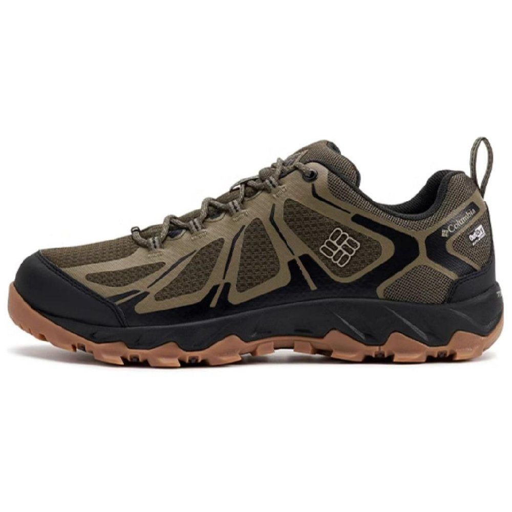 Columbia Cushioned Slip-Resistant Low-Top Trekking Shoes Men's Army Green