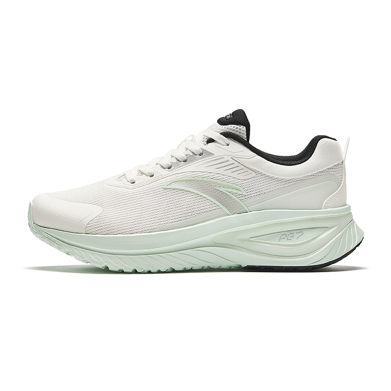 Anta Running Collection Anti-Slip Wear-Resistant Low-Top Casual Running Shoes Women's White Green
