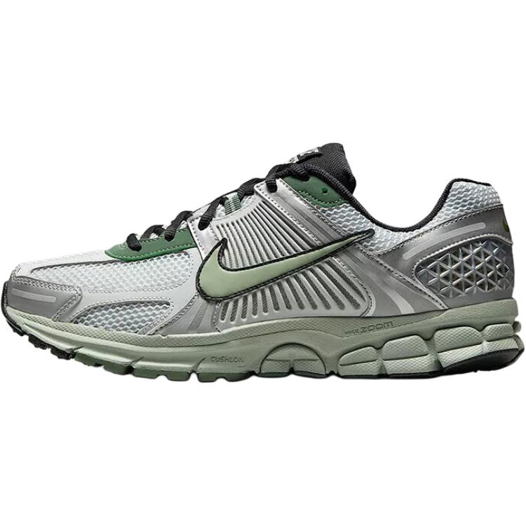 Nike Zoom Vomero 5 Cushioning Abrasion Resistant Breathable Low Top Running Shoes Men's Green Silver