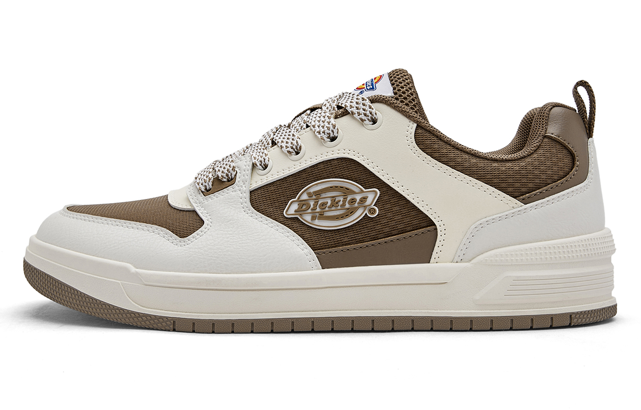 Dickies Low top Skateboard Shoes Men's White Brown