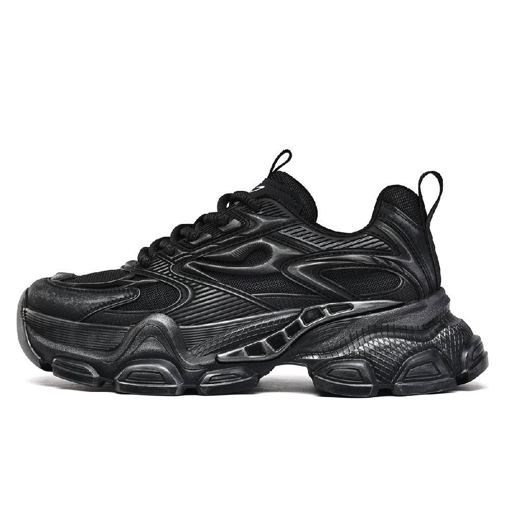 EBLAN Low-Top Chunky Sneakers Men's Black