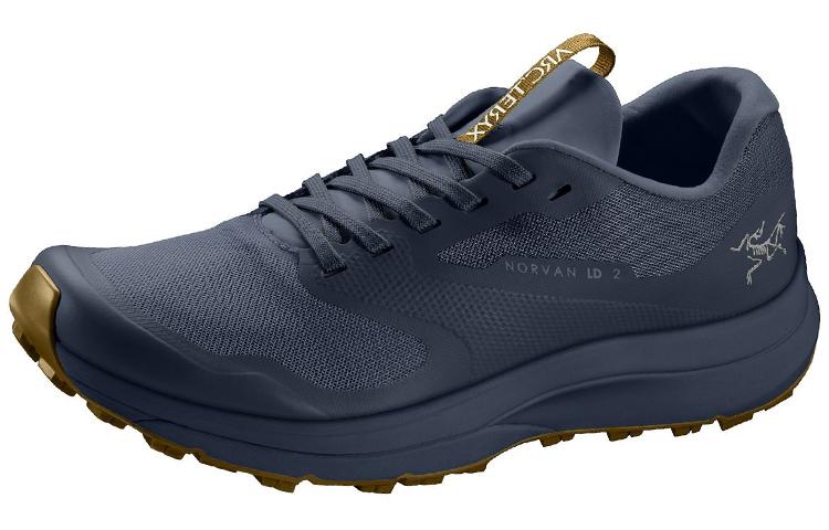 Arcteryx Norvan LD 2 Cushioned Anti-Slip Wear-Resistant And Water-Resistant Low-Top Running Shoes Men's Dark Blue