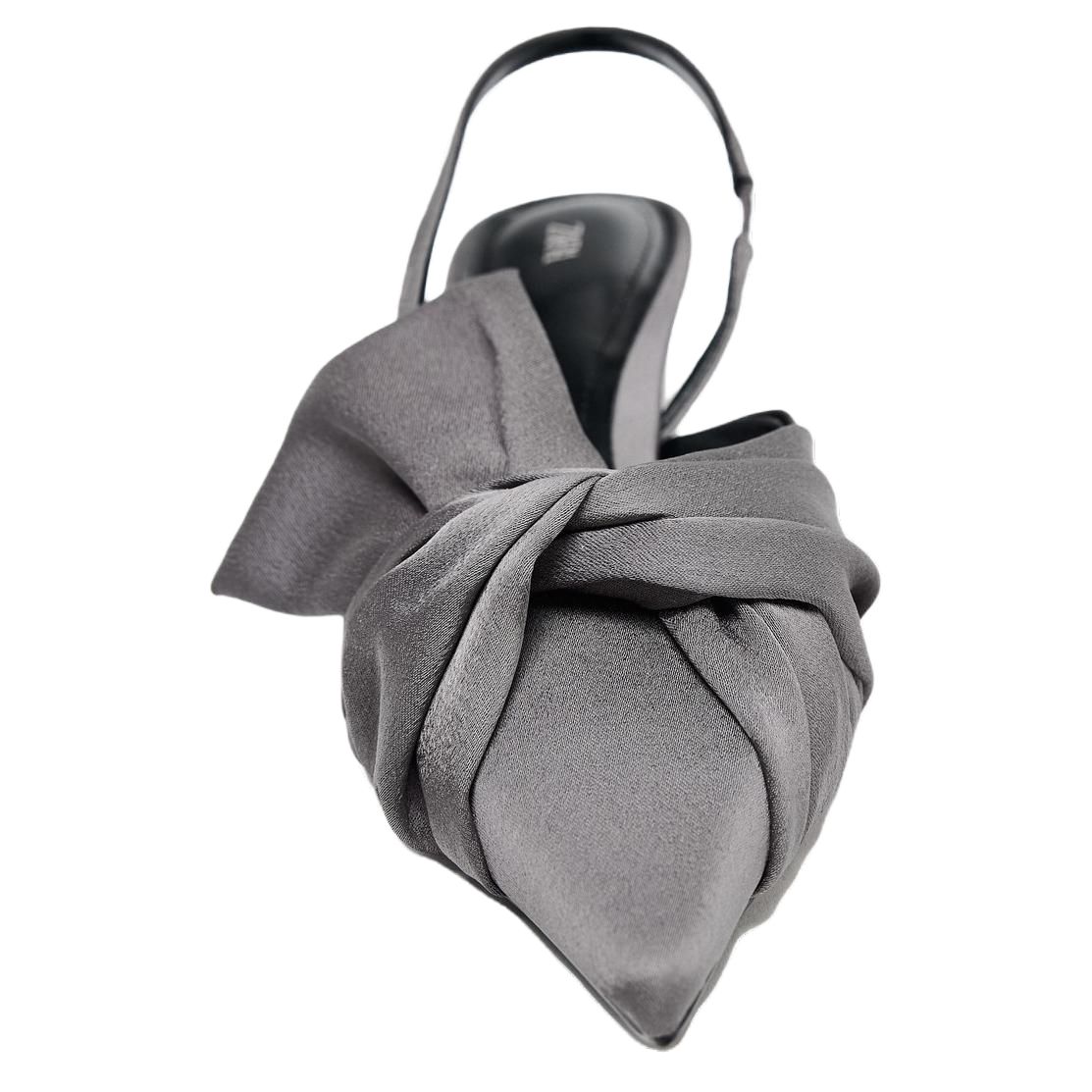 ZARA Slim Heel High Heels 5cm Women's Gray купить в интернет-магазине Yoocart с быстрой доставкой по России.