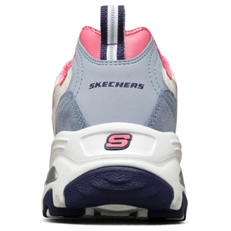 Skechers D'LITES 1.0 Low Top Casual Shoes Women's White Blue купить в интернет-магазине Yoocart с быстрой доставкой по России.