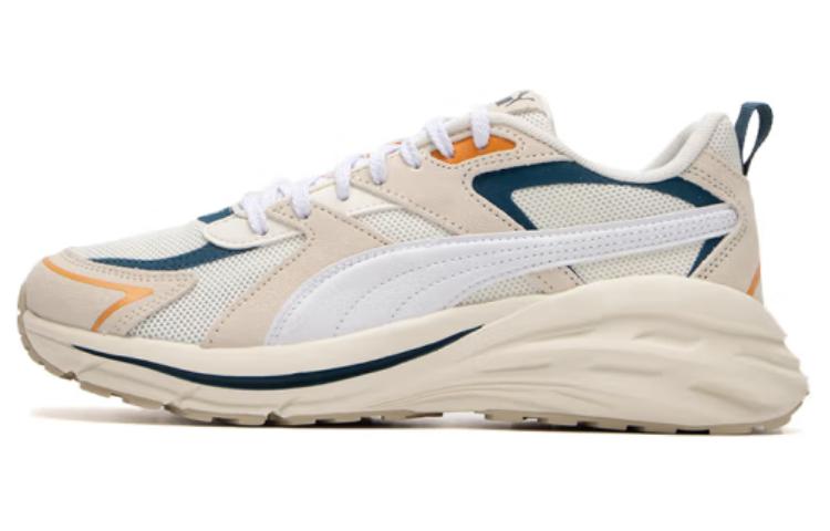 PUMA Hypnotic Durable Breathable Lightweight Low-Top Casual Shoes Unisex Beige Blue