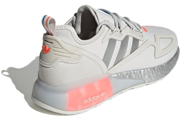 Adidas Zx 2K Boost Grey One Solar Red купить в интернет-магазине Yoocart с быстрой доставкой по России.