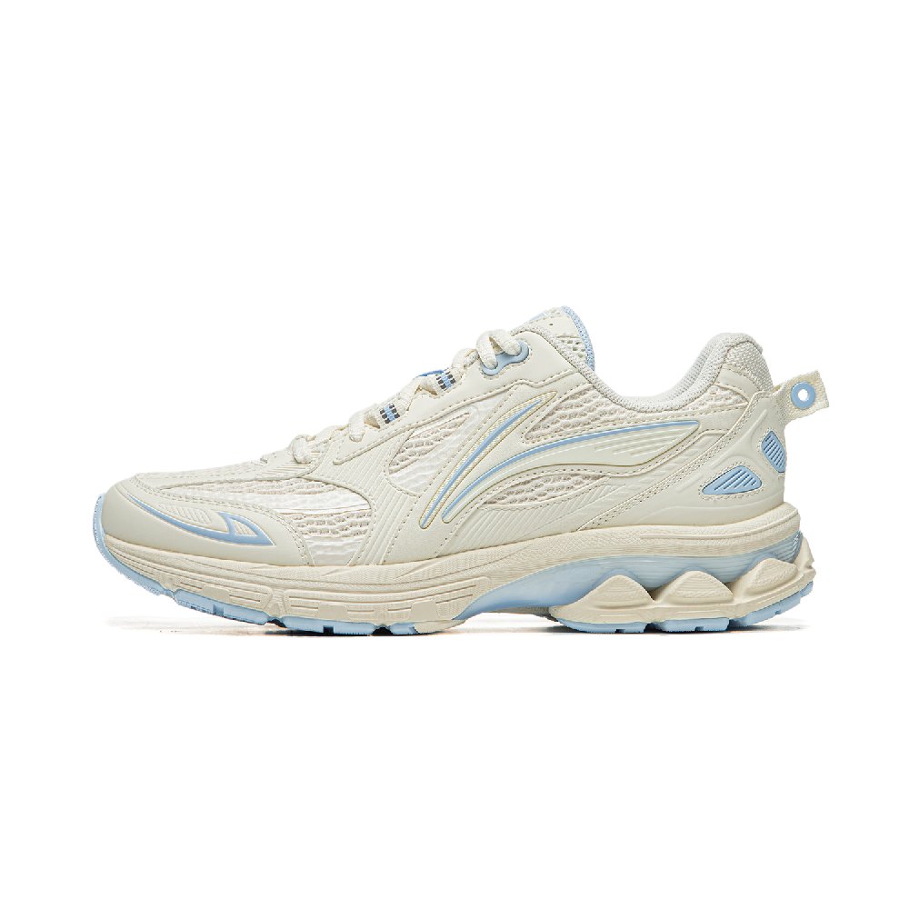 LiNing Shake 2.0 Cushioned Anti-Slip And Wear-Resistant Lightweight Low-Top Running Shoes Women's Blue White