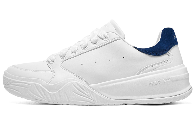 Skechers Sport Denali Shoes 'White Navy' Women's