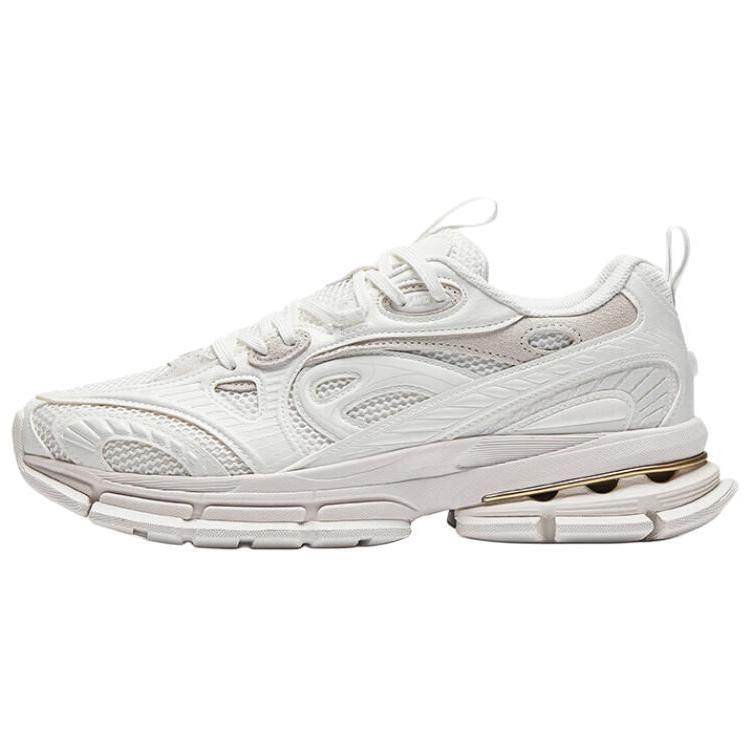 HEYTEA x Anta Champion Series Anti Slip Wear Resistant Low Top Casual Shoes Men's Papyrus White