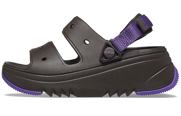Crocs Hiker Xscape Sandal 'Espresso Neon Purple' Women's