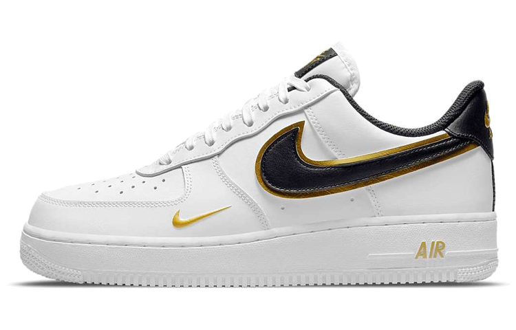 Nike Air Force 1 Low '07 LV8 Double Swoosh White Metallic Gold