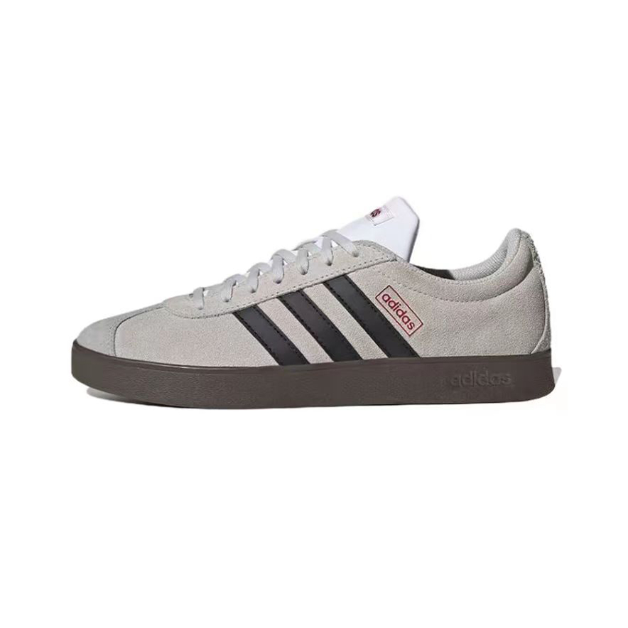 Adidas Neo Vl Court Classic Anti Slip Wear Resistant Low Top Skateboard Shoes Unisex Green