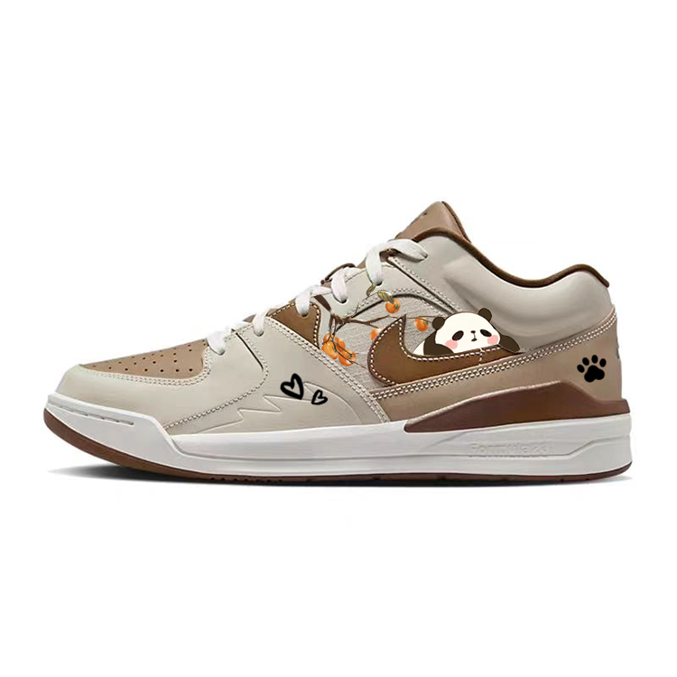 Jordan Stadium 90 Cushioning Coverage Low Top Casual Shoes Men's Dark Brown