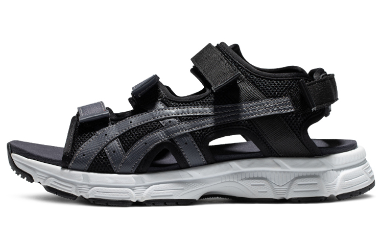 Asics Kahana Sd 2 Fashion Retro Sports Unisex Black Gray Sandals 'Black Gray'