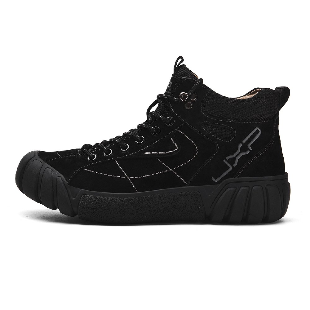 Jeep Mid Top Outdoor Shoes Men's Black