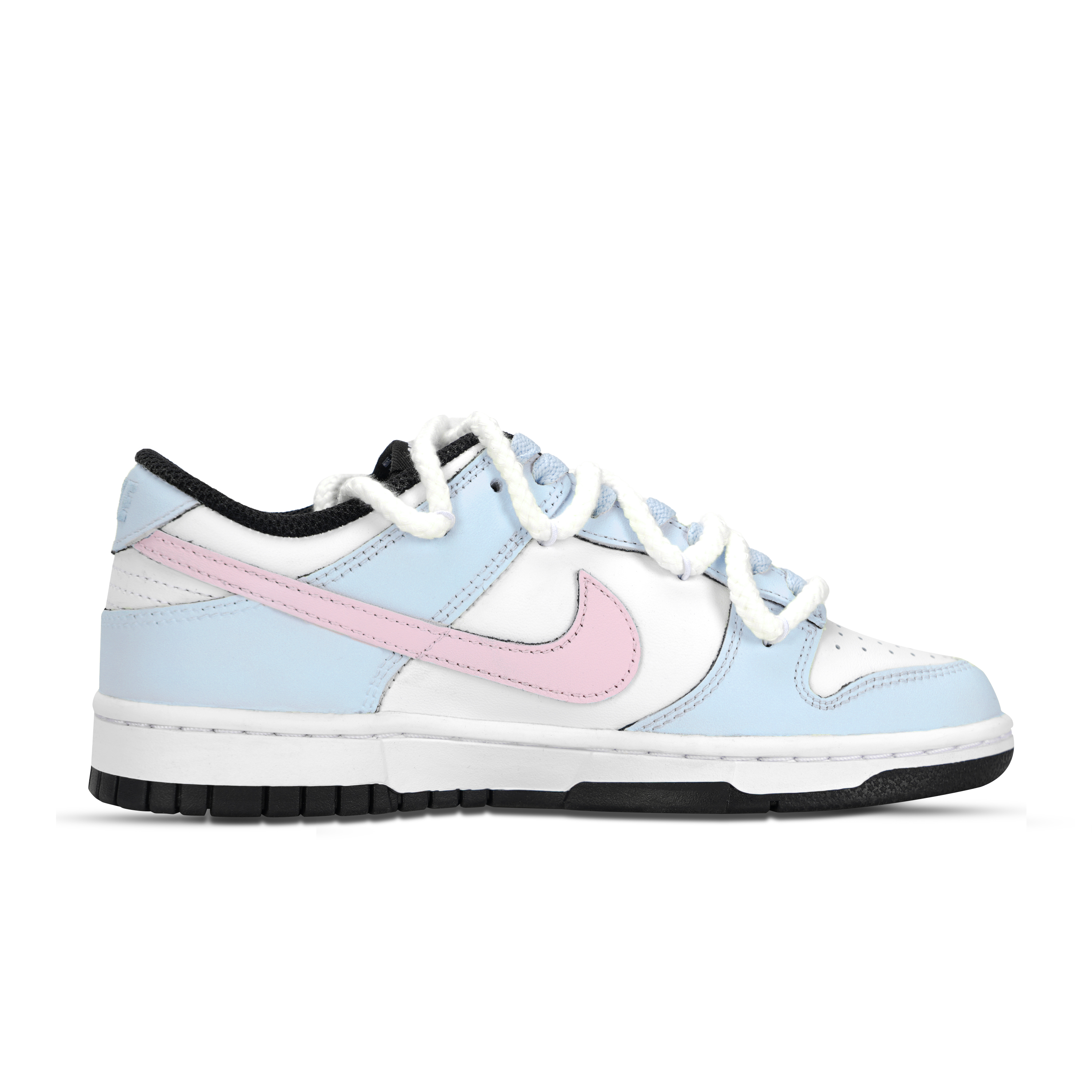 Nike Dunk Ziyouquan Wing Slip Resistant Abrasion Resistant Low top Skateboard Shoes Unisex Blue White купить в интернет-магазине Yoocart с быстрой доставкой по России.