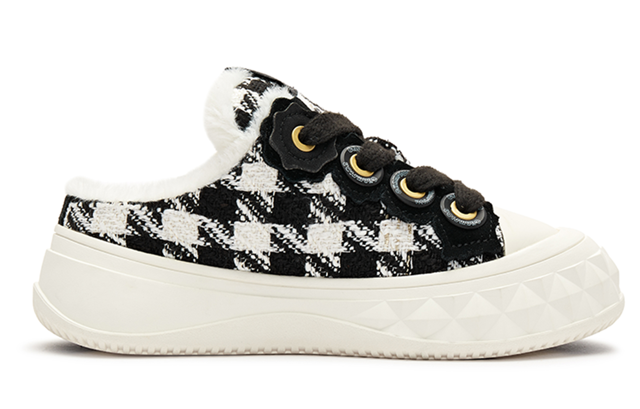 Champion Slip-Resistant Cushioning Low-Top Skateboard Shoes Women's Black White
