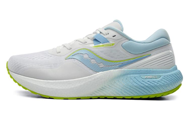 Saucony Surge 1 Cushioning Anti-Slip And Wear-Resistant Low-Top Casual Running Shoes Men's White Blue Green