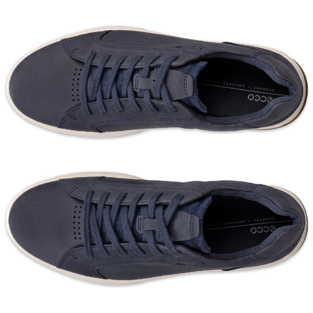 Ecco Byway 2.0 Slip Resistant Low Top Casual Shoes Men's Blue