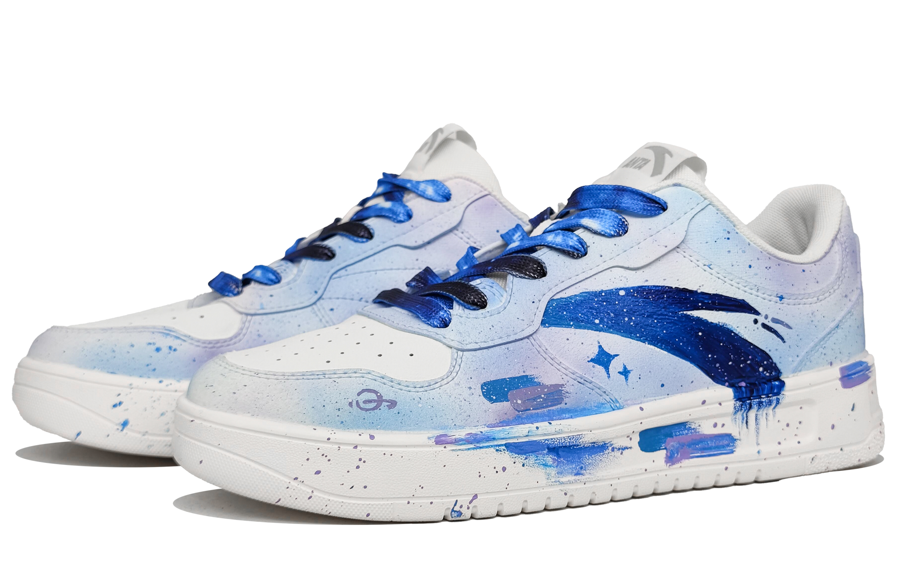 Anta Relaxed Slip Resistant, Abrasion Resistant, Lightweight Low top Skateboard Shoes Unisex Starry Night Blue купить в интернет-магазине Yoocart с быстрой доставкой по России.