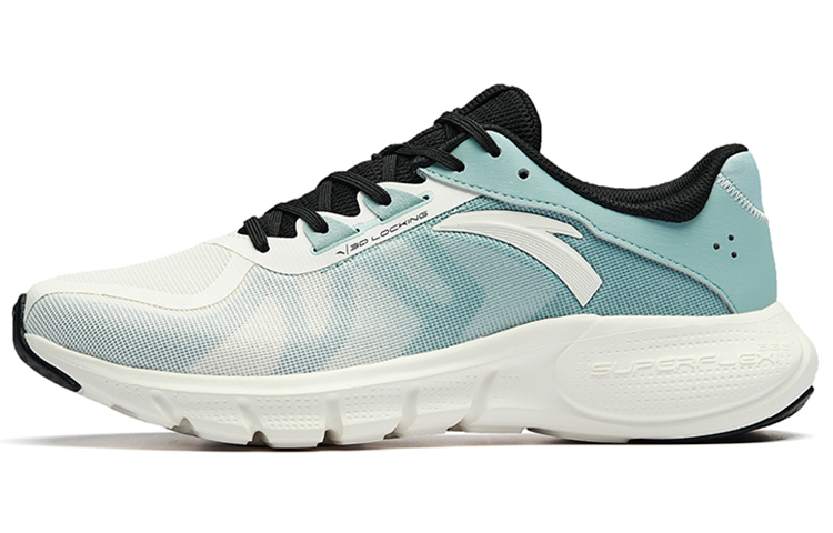 Anta Running Collection Lightweight Low-Top Running Shoes Men's White Blue Black