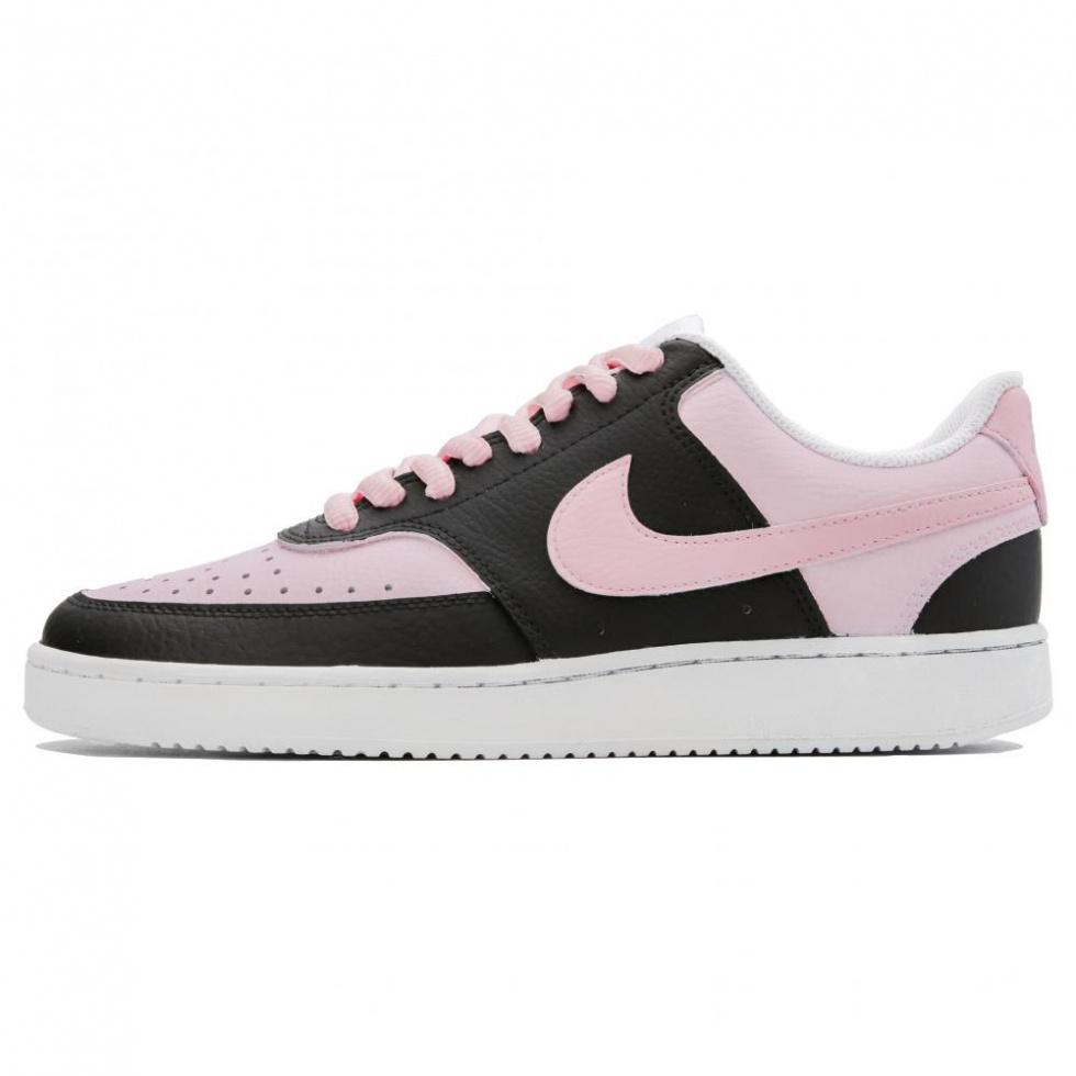 Nike Court Vision 1 Skateboard Shoes Women's Black Pink