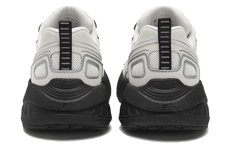 FILA FUSION CRED Leader Cushioning Anti-Slip And Wear-Resistant Low-Top Casual Running Shoes Women's Micro White Black
