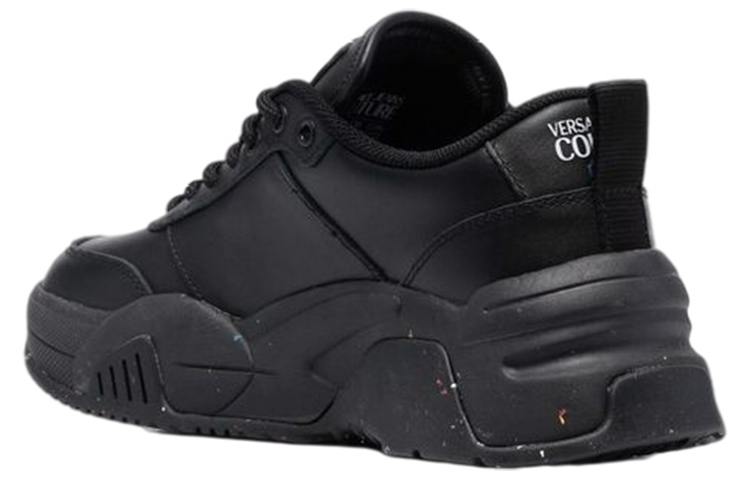 VERSACE Jeans Couture Low Top Casual Shoes Women's Black