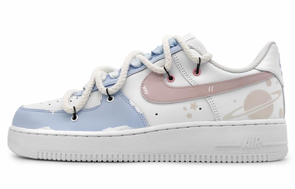 Nike Air Force 1 Coverage Warm Anti-Slip And Wear-Resistant Low-Top Skateboard Shoes Men's Light Purple