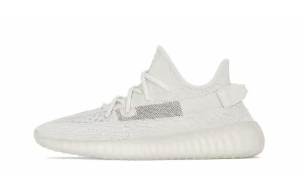 Adidas Originals Yeezy Boost 350 V2 Abrasion Resistant Low Top Casual Shoes Unisex White Red