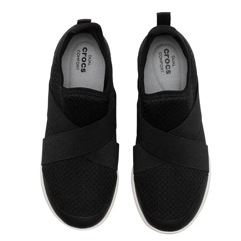 Crocs Slip Resistant Abrasion Resistant Low top Casual Shoes Women's Black купить в интернет-магазине Yoocart с быстрой доставкой по России.